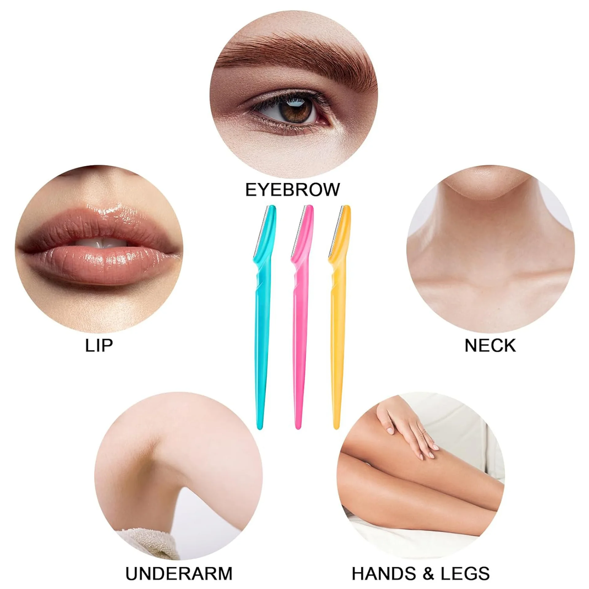 Herramienta compacta para retoques faciales