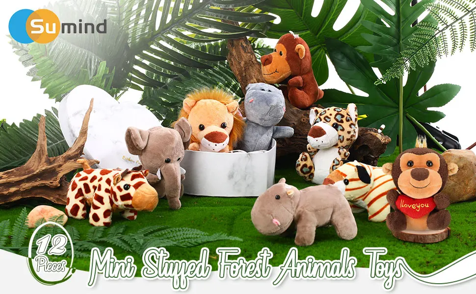 Variedad de animales de la selva