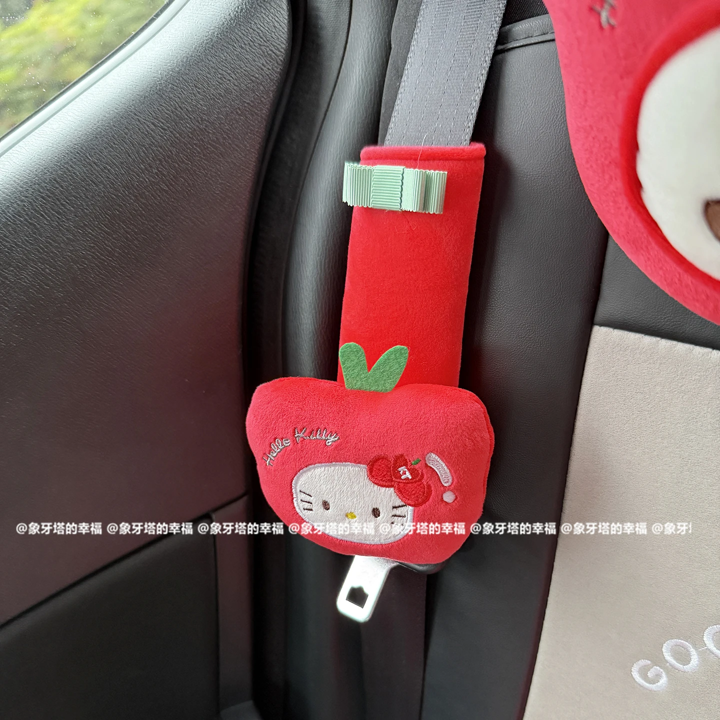 Sanrio Hello Kitty cojín reposacabezas para cinturón de seguridad - imagen 3