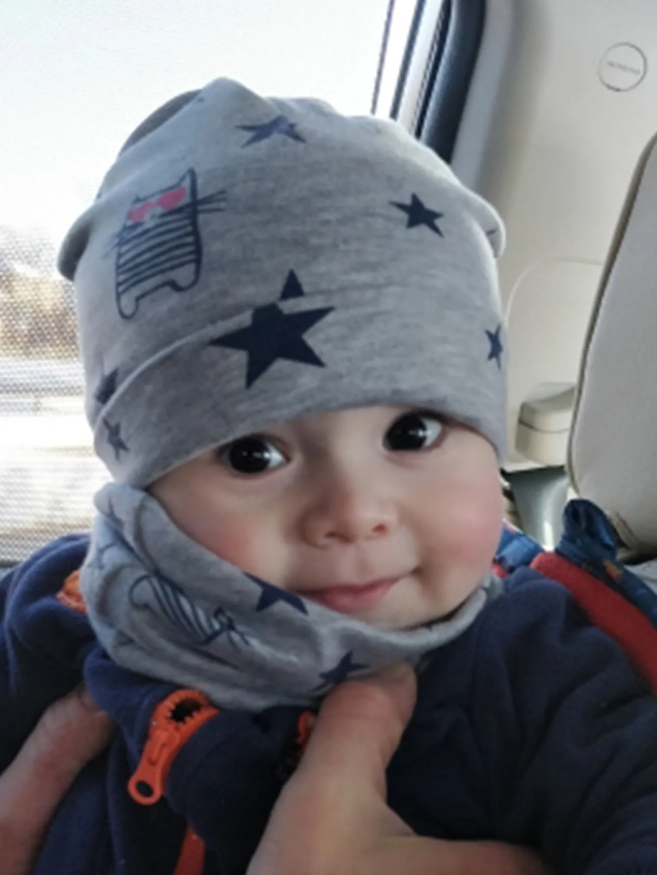Gorro infantil de felpa con gato suave para invierno - imagen 4