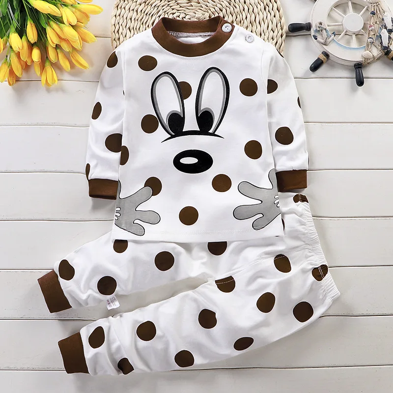 Conjunto infantil de algodón con dibujos animados para invierno - imagen 2