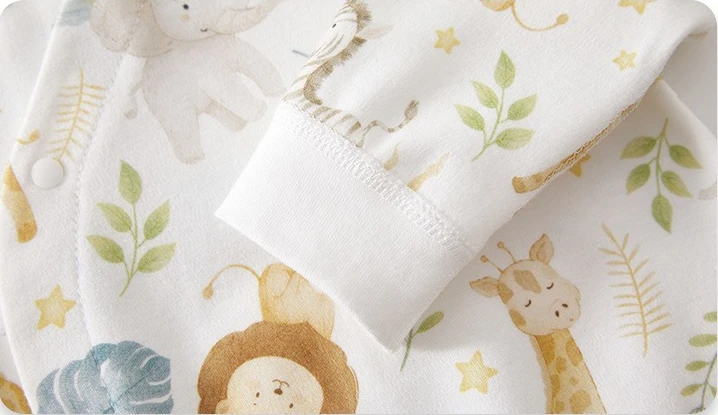 Mameluco unisex para bebés en algodón