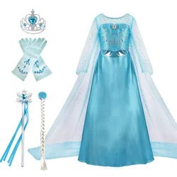 Disfraz Elsa Frozen para niña – Vestido princess Disney fiestas
