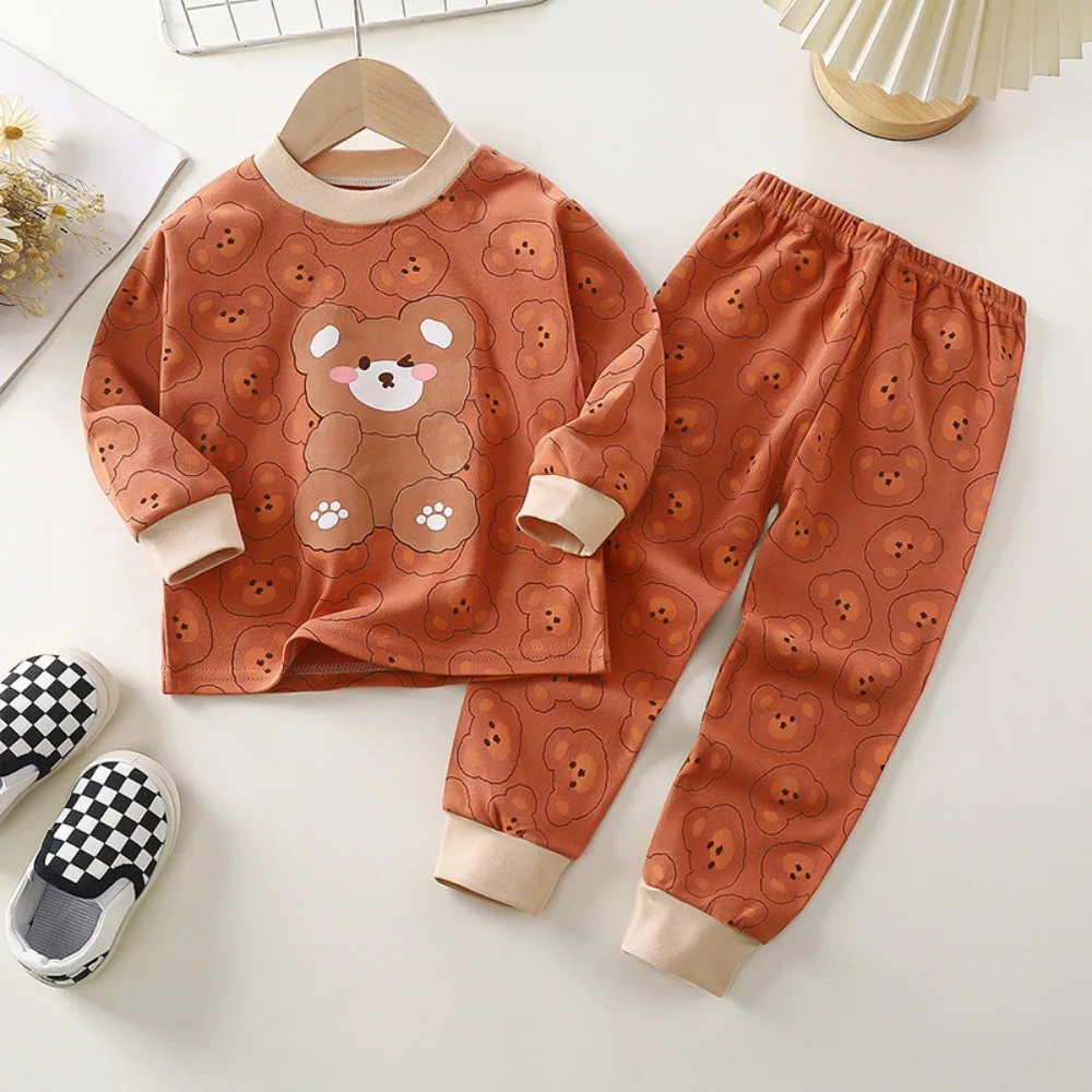 Conjunto de pijama niño de algodón ligero de manga larga - imagen 4