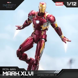 Figura de acción Iron Man Mk46 de Marvel para colección y regalo