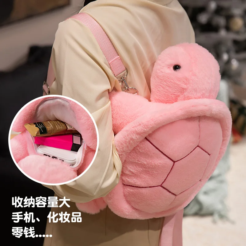 Peluche tortuga kawaii en distintas vistas