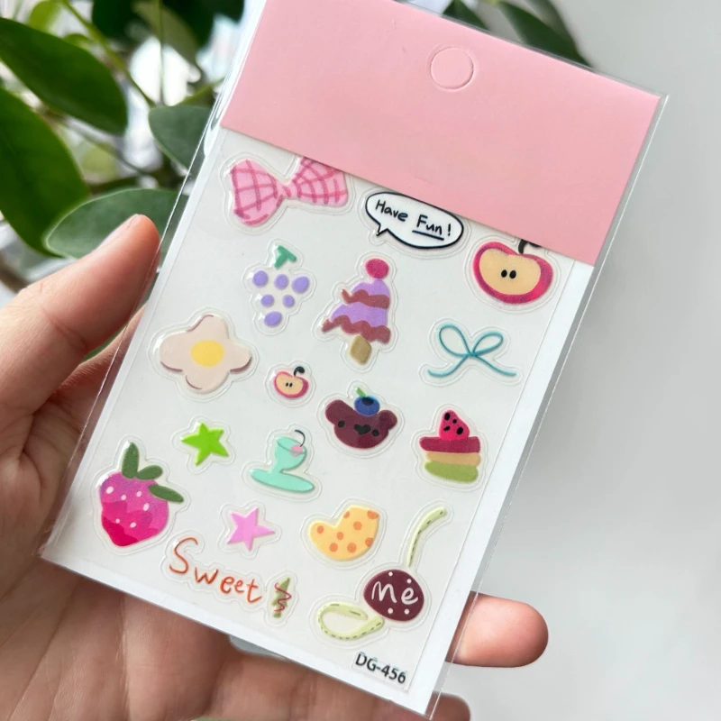 Pegatinas estilo INS coreanas para álbum de recortes y manualidades - imagen 3