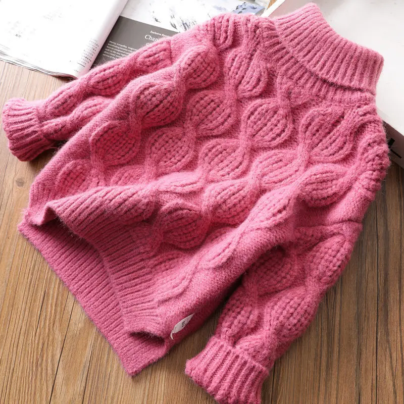 Jersey de punto con cuello alto Milangel – Algodón suave para niños - imagen 4