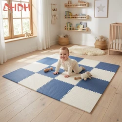 Alfombra de juego de EVA para bebés, antideslizante y acolchada
