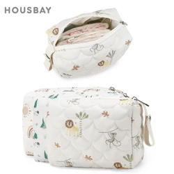 Bolsa de pañales impermeable reutilizable para cochecito arcoíris