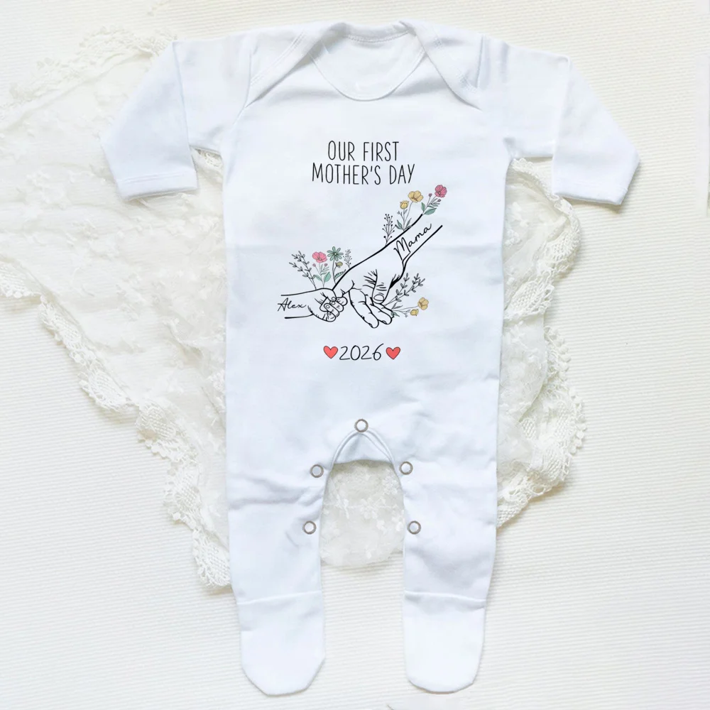 Pijama personalizado de bebé para el Día de la Madre - imagen 4