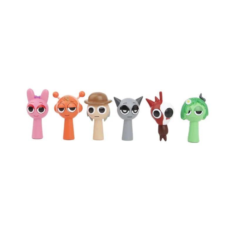 Figuras de acción Sprunki en PVC: set juguetes divertidos para fans - imagen 4