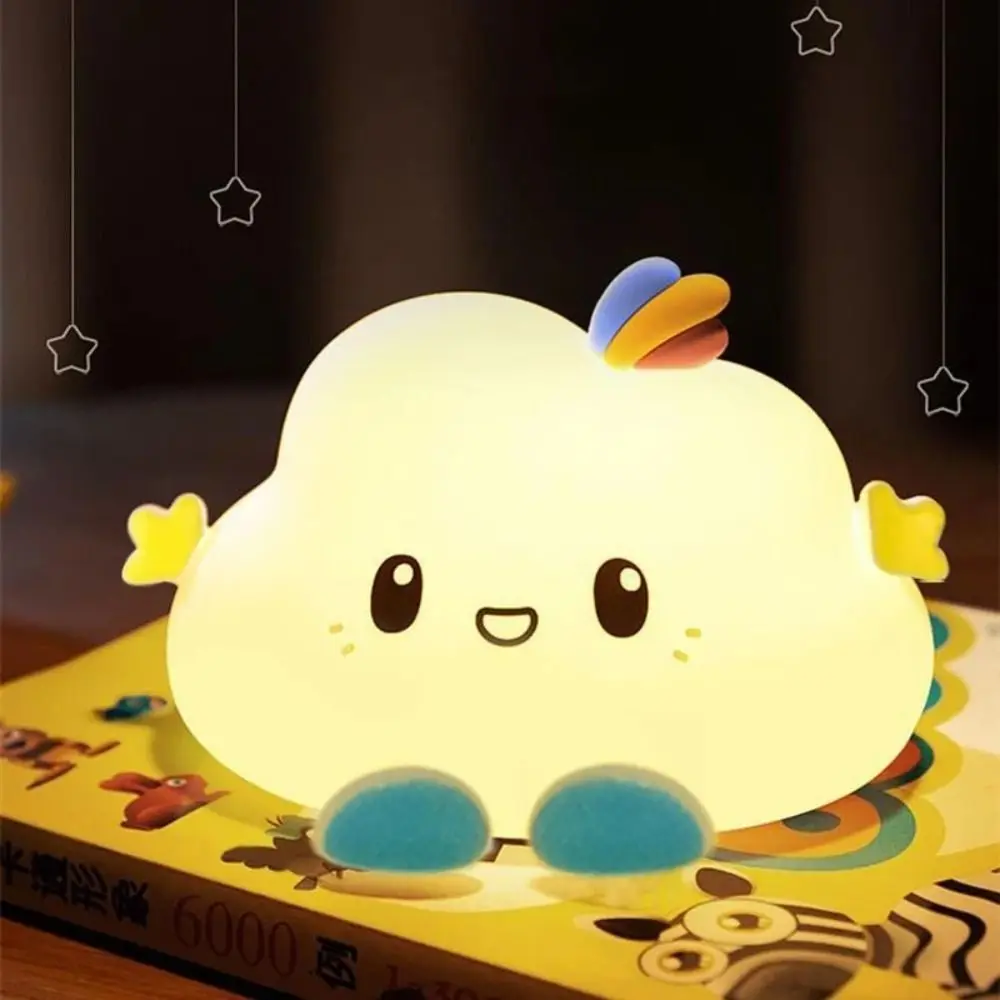 Lámpara de noche nube portátil para niños y bebés, luz decorativa - imagen 5