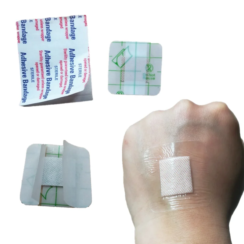 Parches transparentes impermeables 38x38 mm para heridas - adhesivos - imagen 3