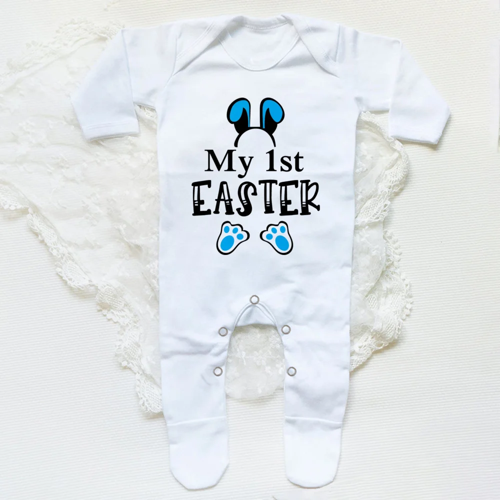 Pijama Pascua bebé - detalle estampado