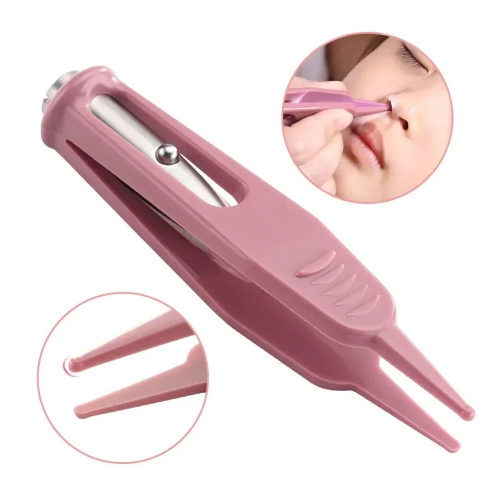 Clip Booger con luz LED para limpieza nasal de bebé