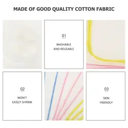 Toallas para eructos de algodón absorbente bebé, reutilizables lavables