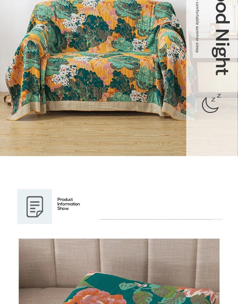 Detalle de las capas de la manta de gasa