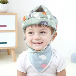 Gorro protector acolchado para bebé – Ajuste seguro y suave