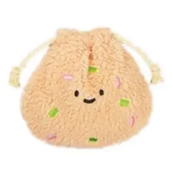 Bolsa colgante en felpa para juguetes, rollito de arroz y verduras