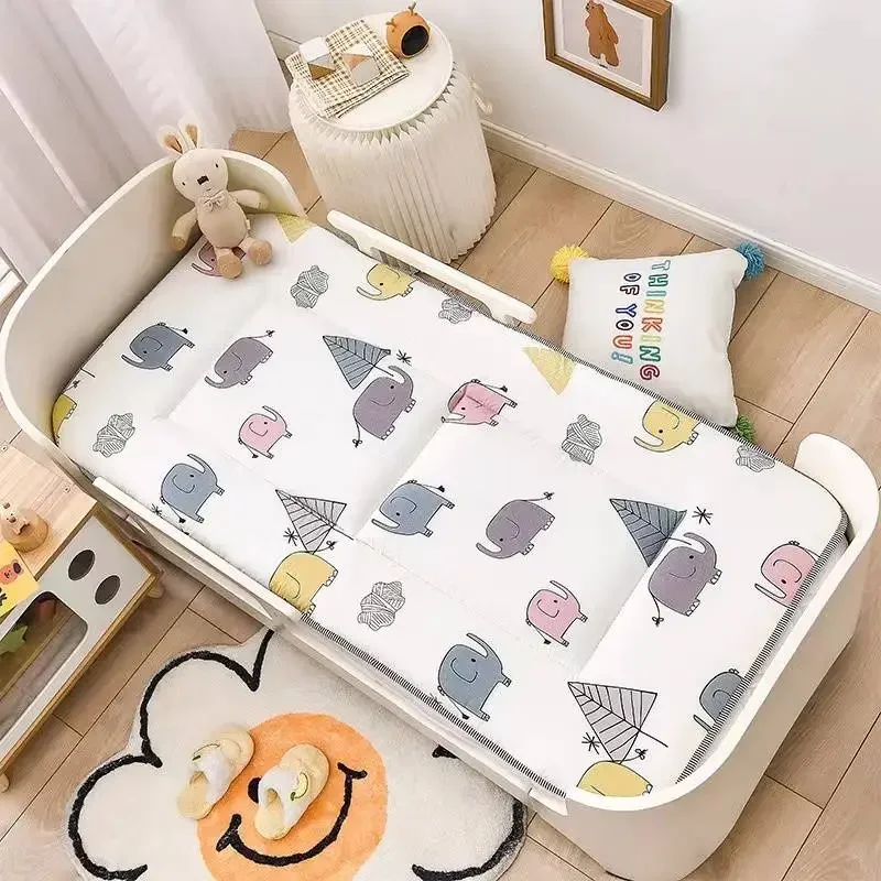 Colchón de cuna algodón grueso doble cara suave para dormir bebé - imagen 3