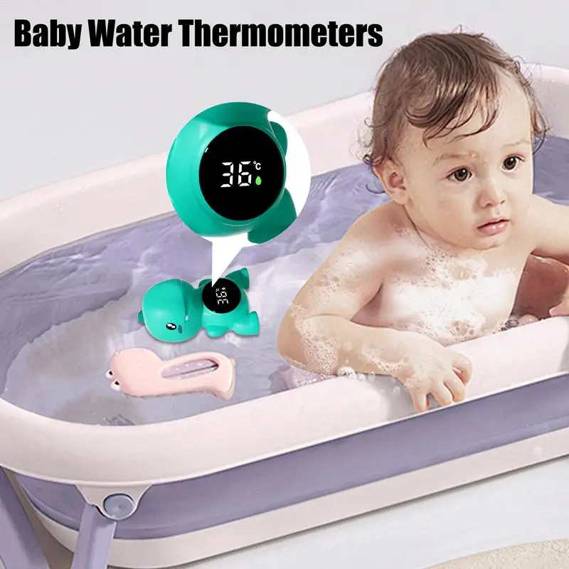 Termómetro flotante digital para baño de bebé - imagen 4