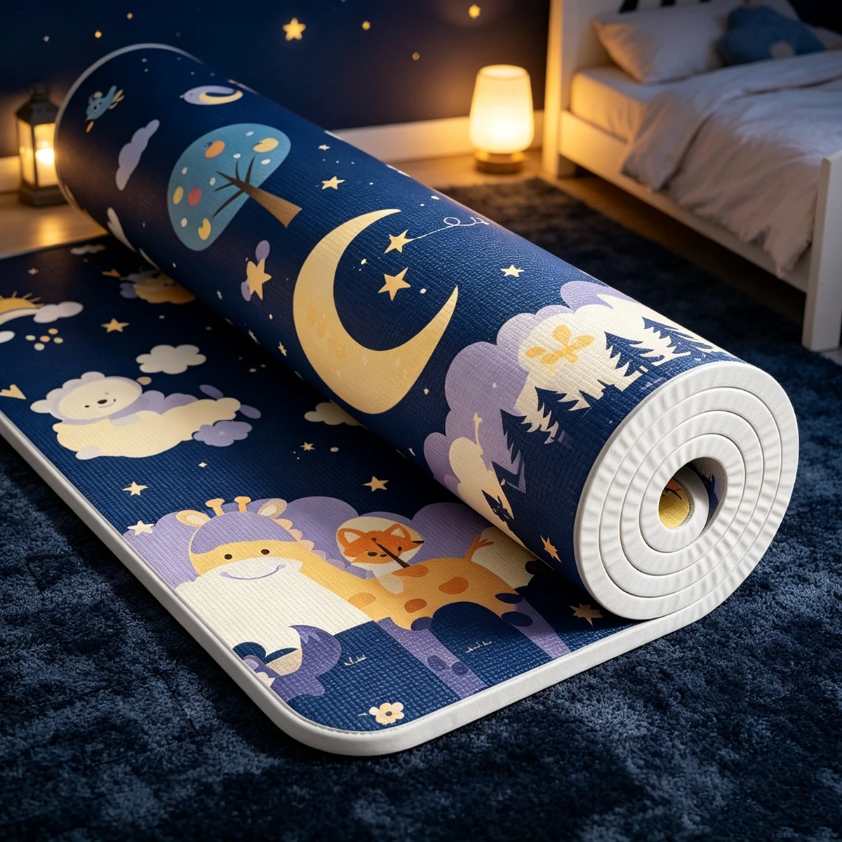 Alfombra de juego para bebés plegable gruesa EPE no tóxica infantil - imagen 5