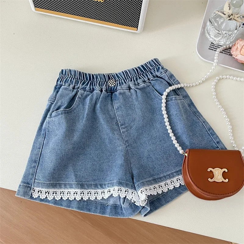 Vaqueros de verano para niñas algodón fino – estilo suelto ligero