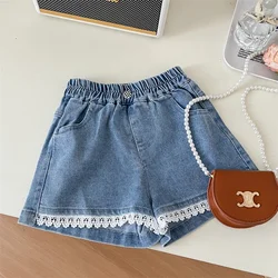 Vaqueros de verano para niñas algodón fino – estilo suelto ligero