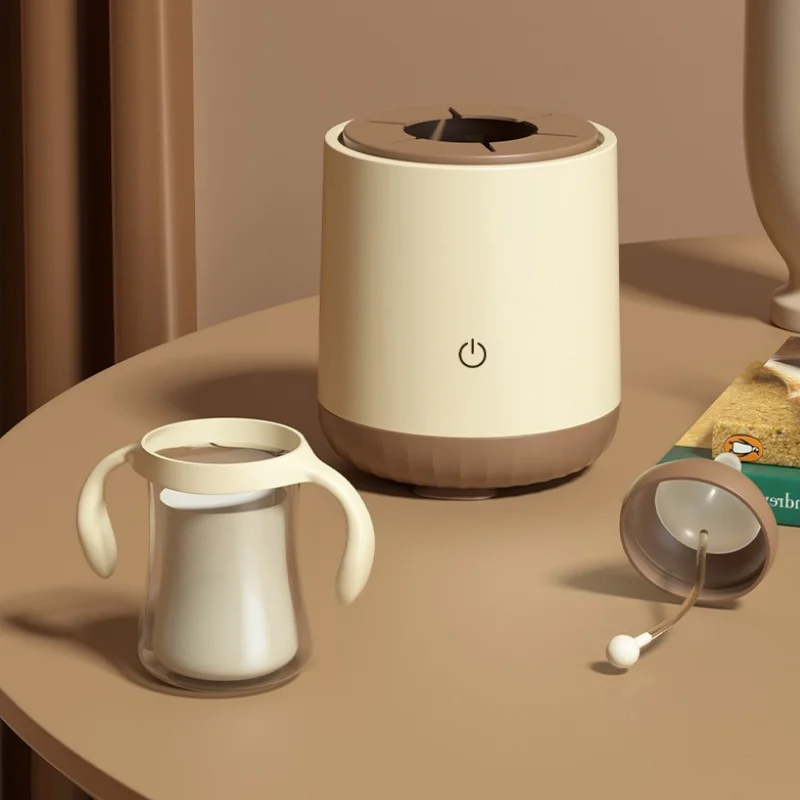 Coctelera de leche eléctrica compacta recargable USB con poco ruido - imagen 3
