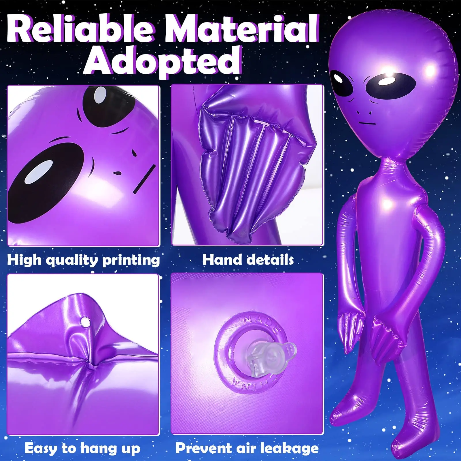 Juguetes inflables de alienígena para Halloween y Navidad infantiles - imagen 3