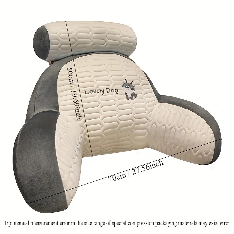 Cojín de cabecera con almohada incorporada para lectura y teléfono - imagen 3