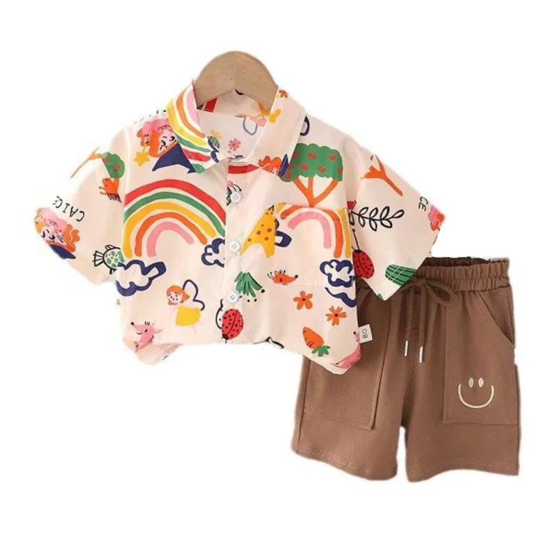 Conjunto de verano para bebé niña: camisa casual y pantalón corto - imagen 5