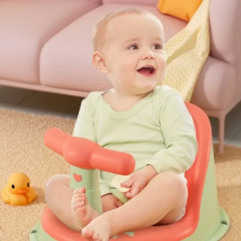 Asiento de baño antideslizante con ventosa para bebé - imagen 3