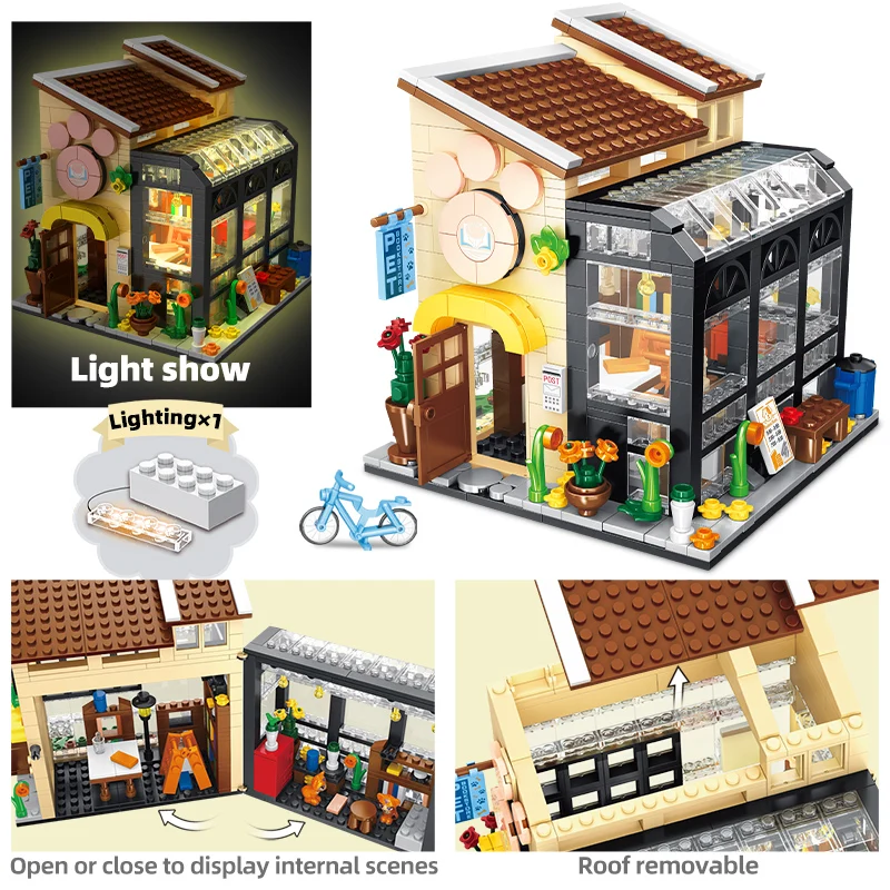 City Street View: bloques de construcción para armar cafetería - imagen 5