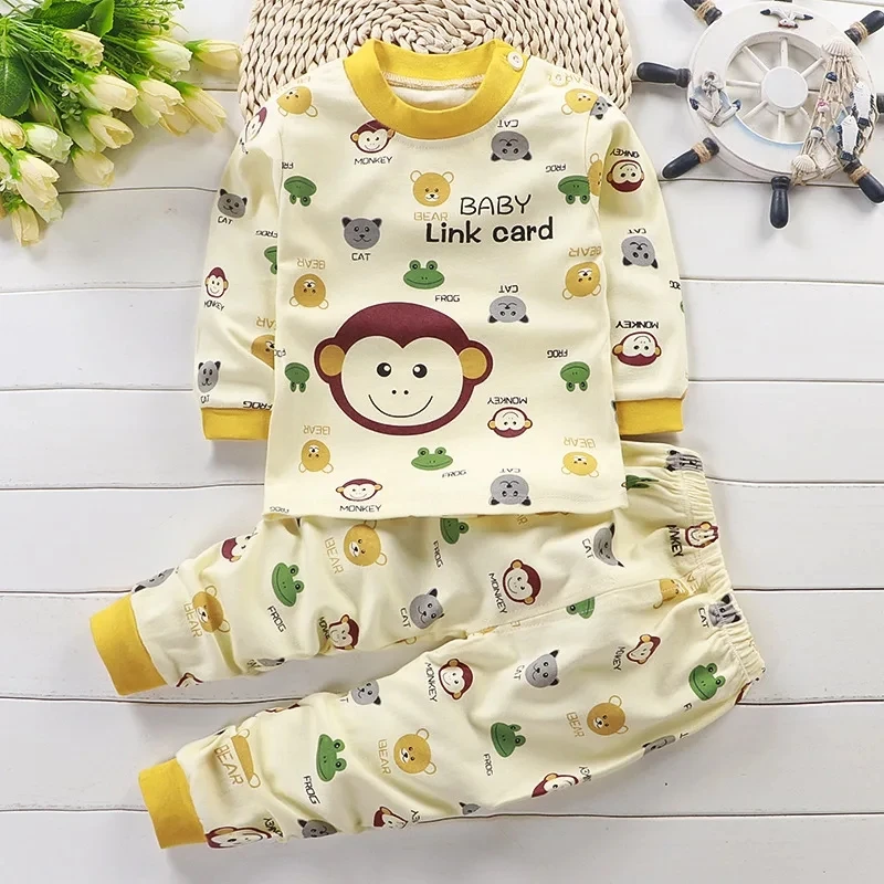 Conjunto infantil de algodón con dibujos animados para invierno - imagen 5