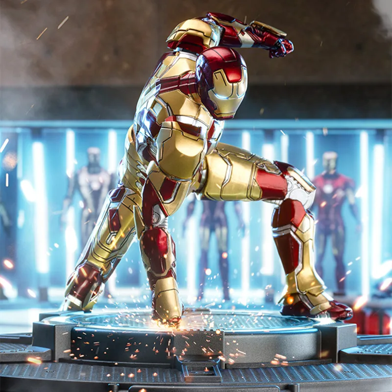 Figura ZD Toys Iron Man Legends MK42 con base iluminada - imagen 3
