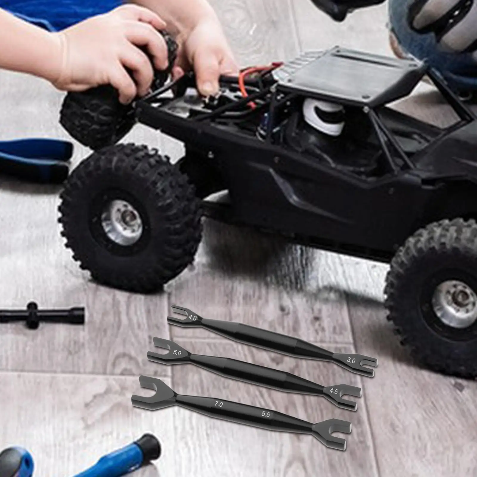 Llave Allen hexagonal para ruedas de coches RC aleación - imagen 3