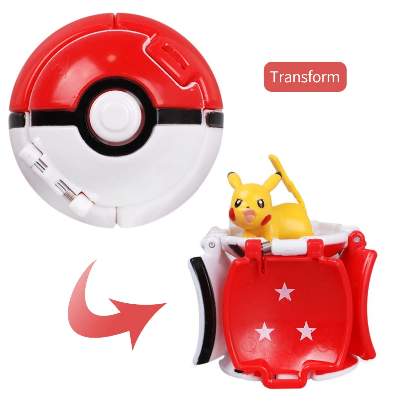 Muñeco Pokémon Pikachu con pelota de juguete para niños - imagen 4