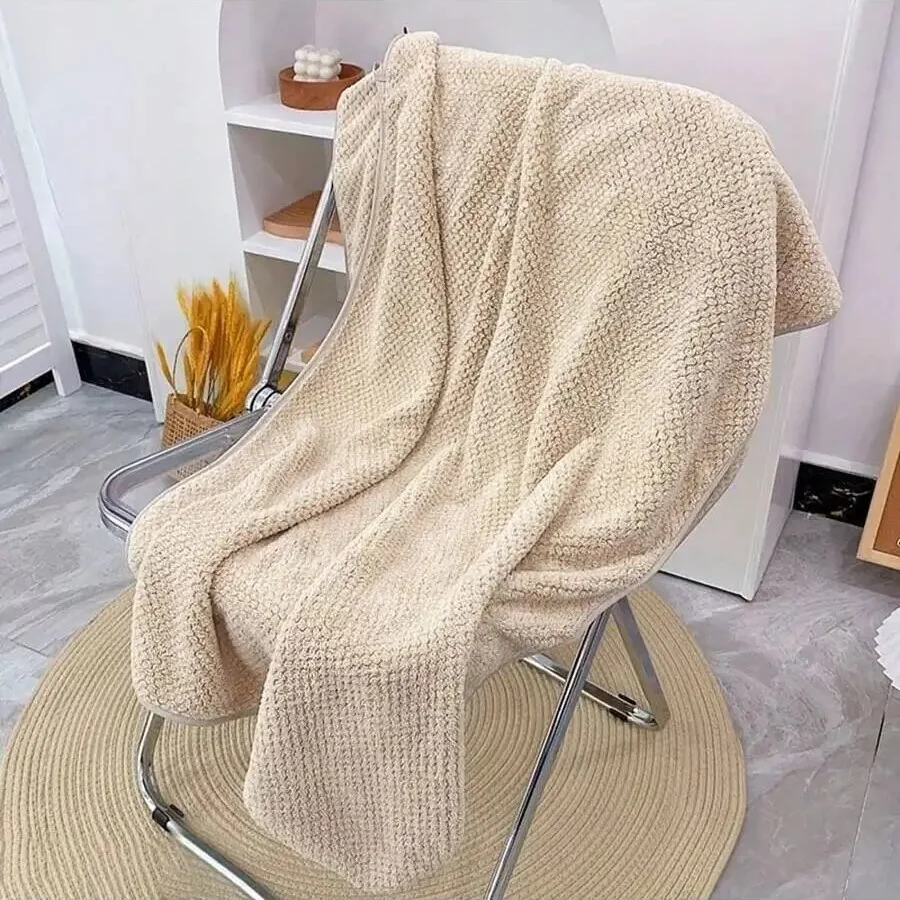 Toalla de baño suave para bebé – Terciopelo absorbente de secado rápido - imagen 5