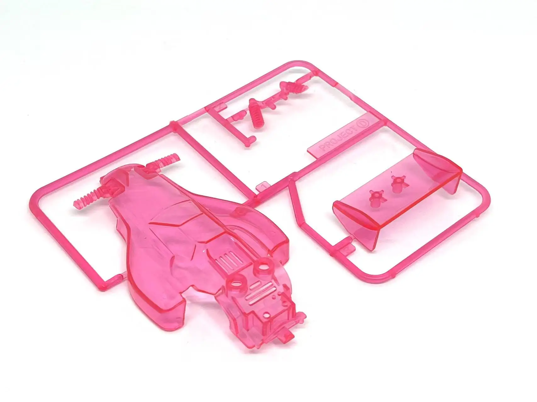 Tamiya Mini 4WD ASTUTE Coche de Carreras Transparente