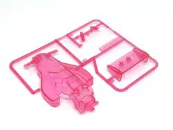 Tamiya Mini 4WD ASTUTE Coche de Carreras Transparente