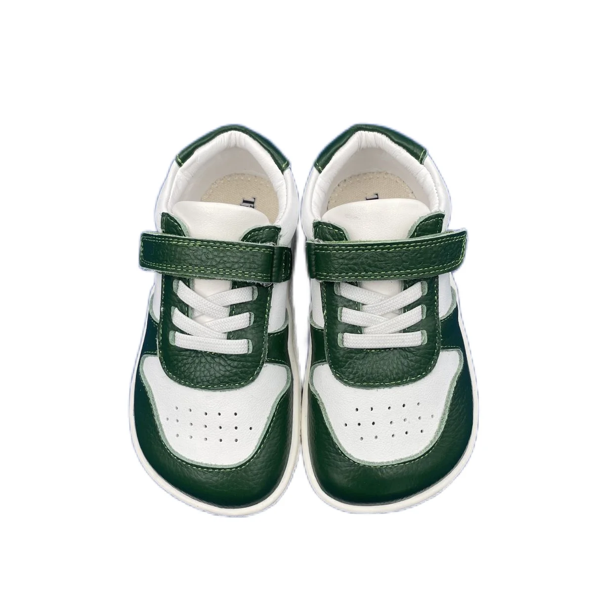 Tipsietoes Zapatillas de cuero auténtico minimalistas con tira elástica - imagen 3