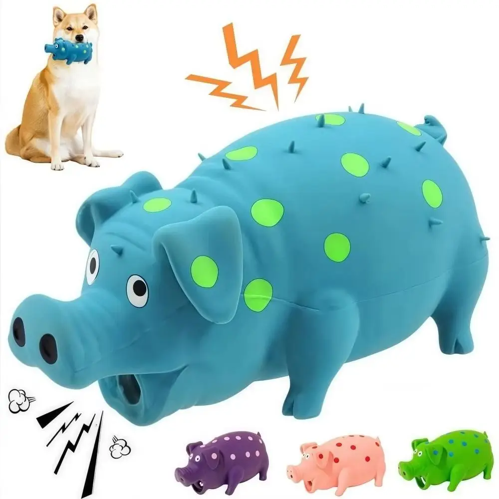 Juguete interactivo para perro cerdito con chillido y ronroneo - imagen 3