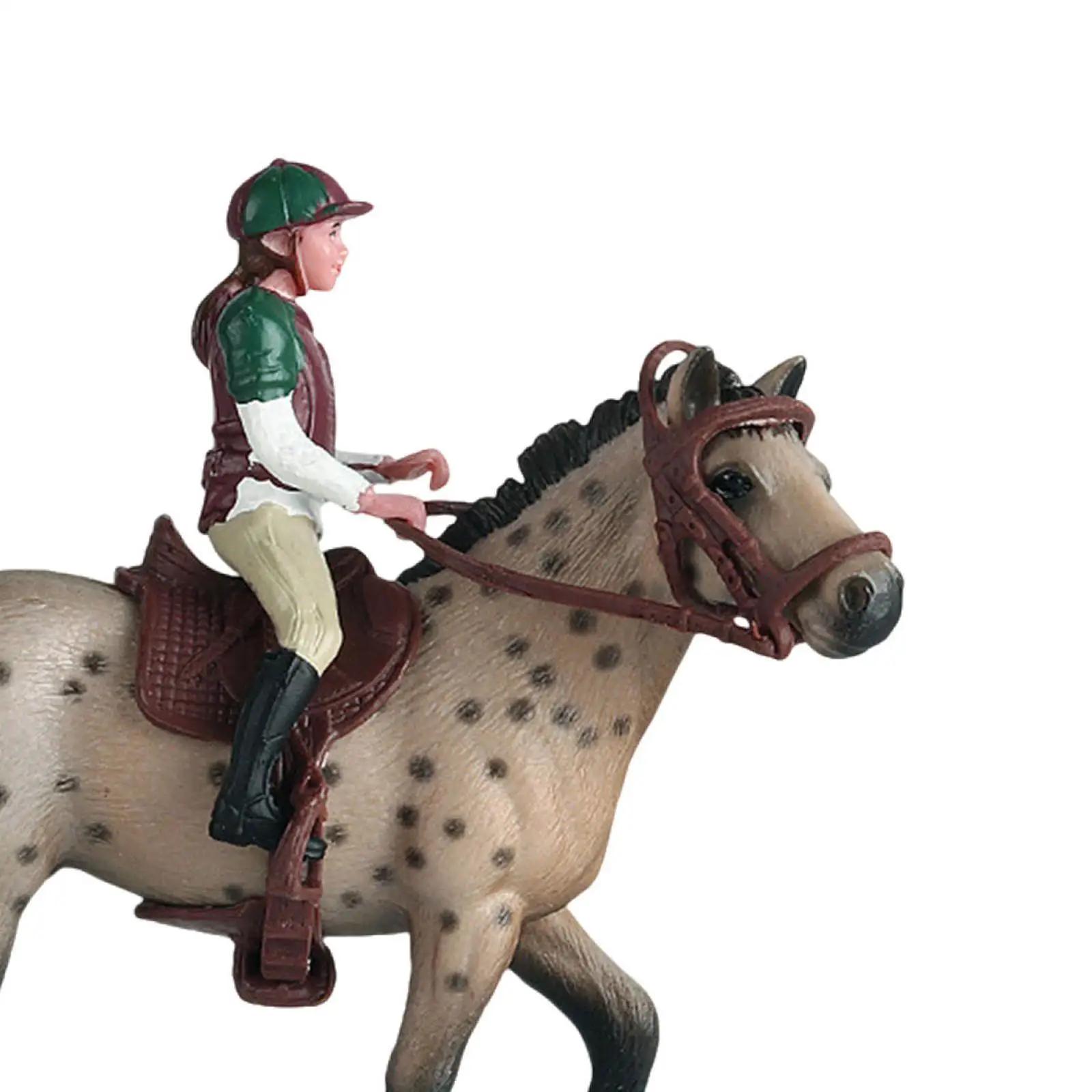 Figura de caballo miniatura de PVC para juego infantil realista - imagen 3