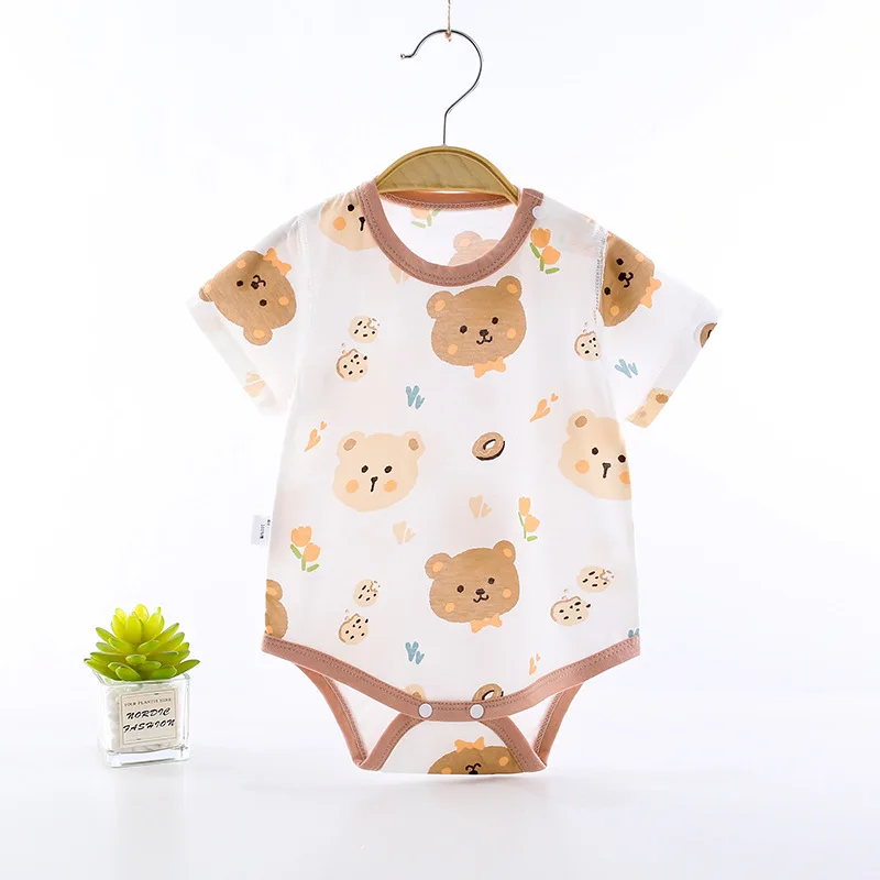 Body de algodón suave para bebé – mono de una pieza informal