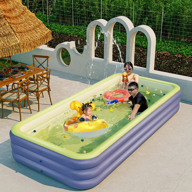 Piscina inflable familiar para bebés y baño en el jardín - imagen 5