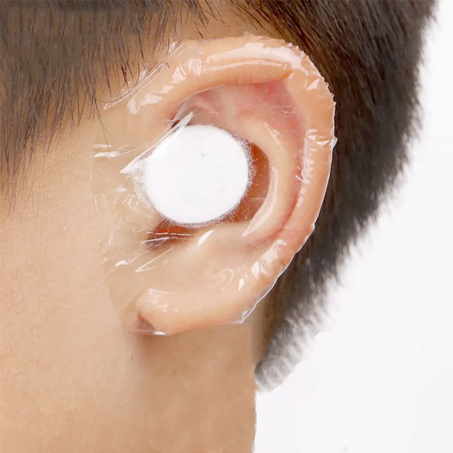 Tapones impermeables desechables para oídos infantiles en ducha - imagen 4