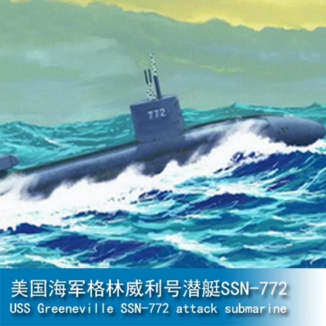 Modelo de submarino ensamblable USS Greeneville de Trumpeter - imagen 3