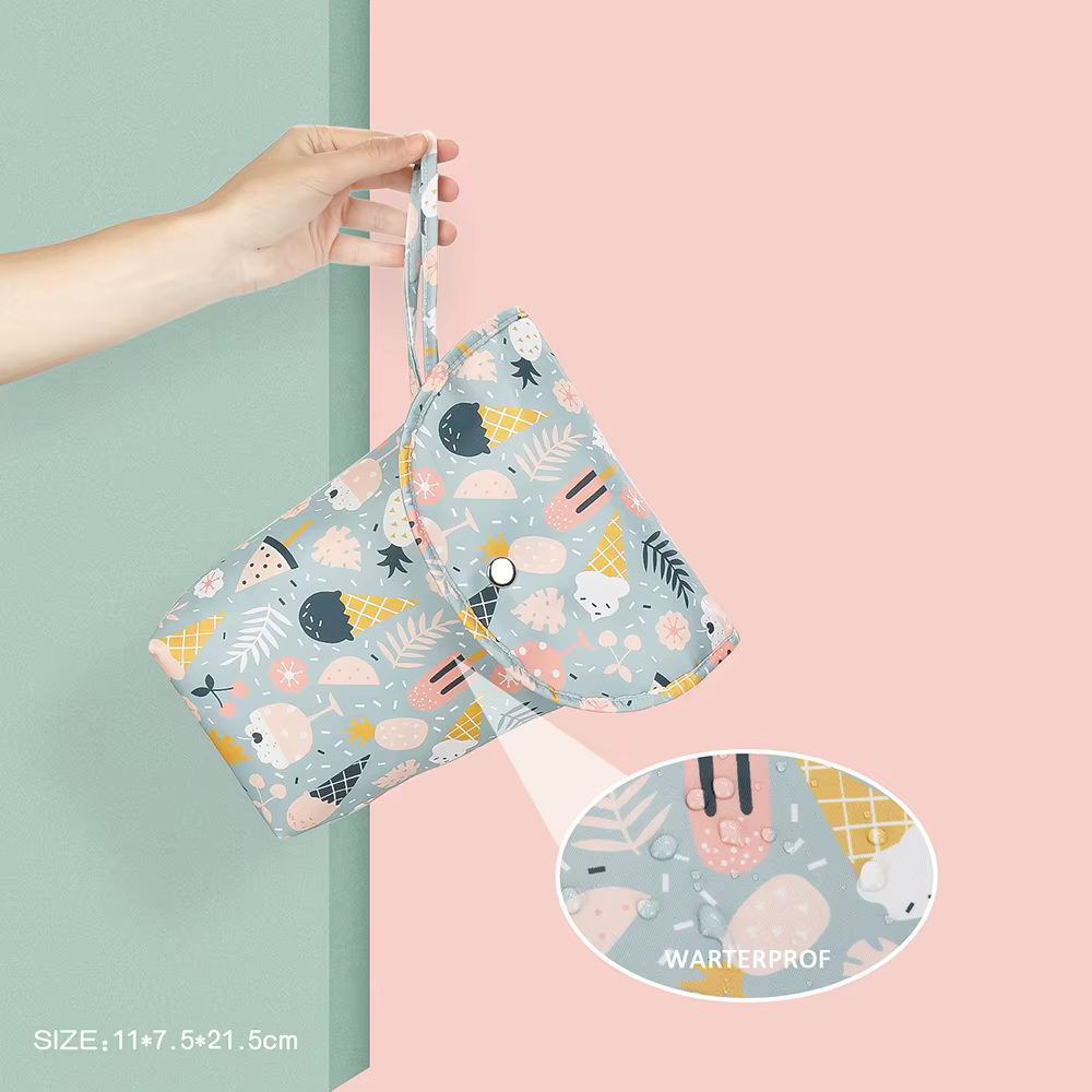 Bolsa de pañales impermeable para cochecito, limpieza fácil - imagen 3